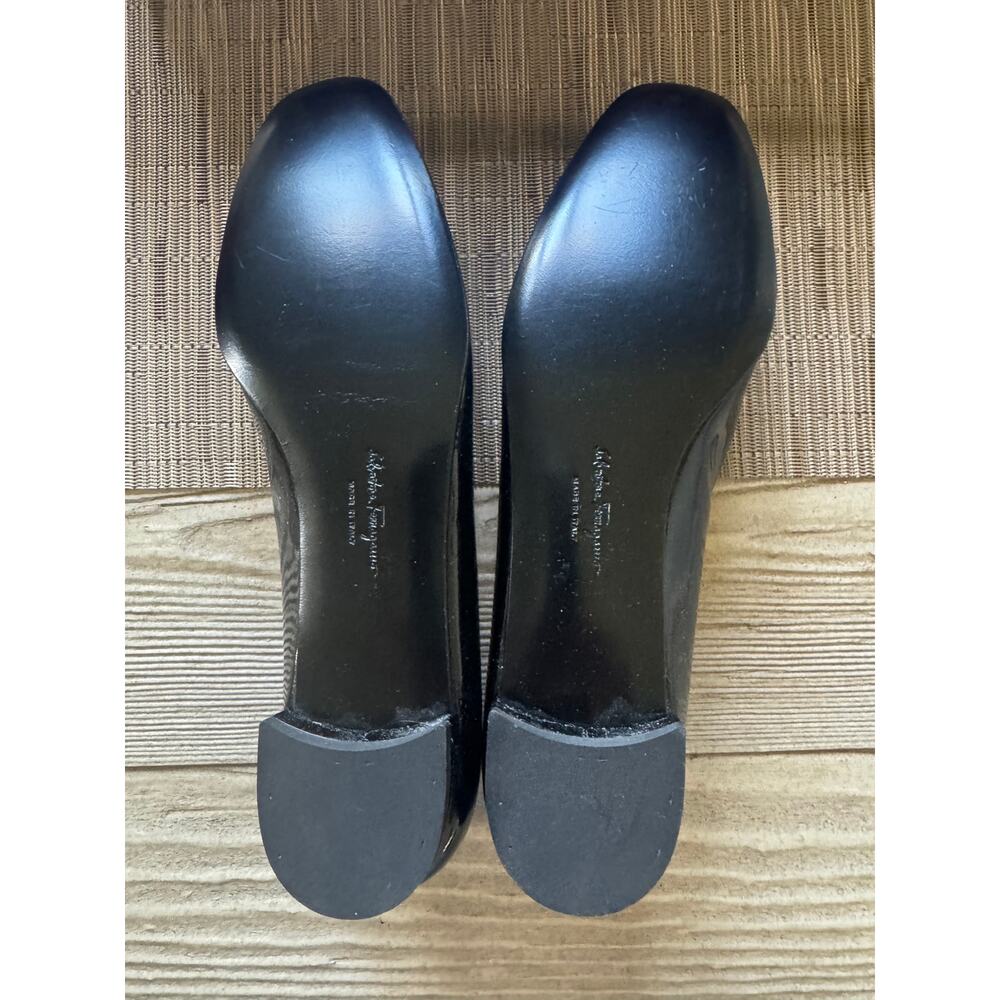 Ferragamo negro patentcalf magnolia kid - Picture 6 of 8